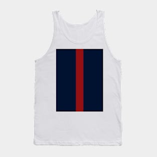 Navy Red Tank Top